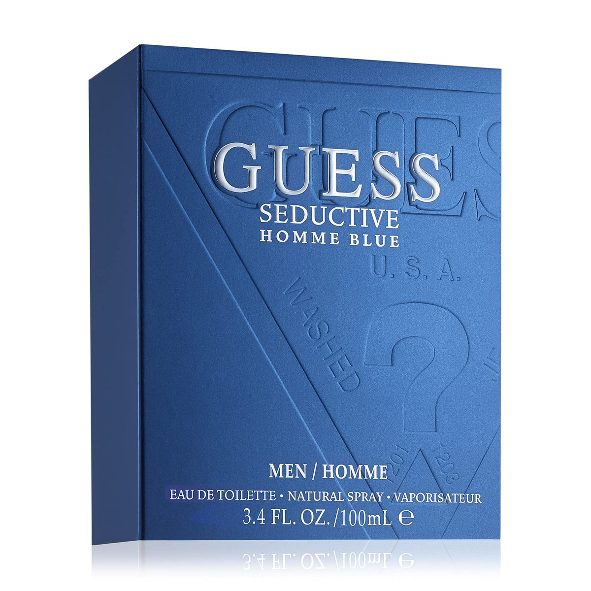 GUESS ingredients layout with pepper, geranium and wood showing scent profile