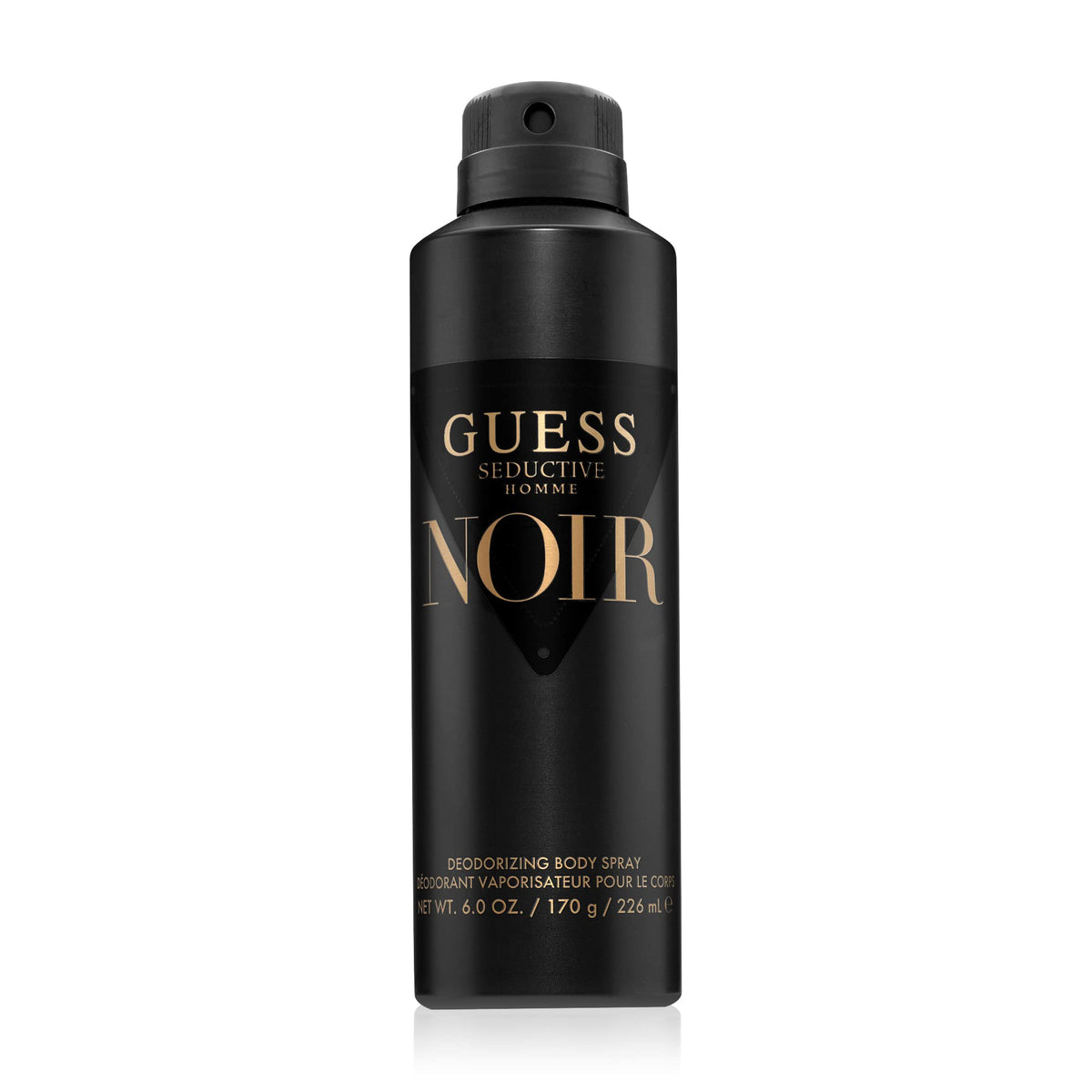 GUESS front bottle shot showing sleek black packaging and refined scent