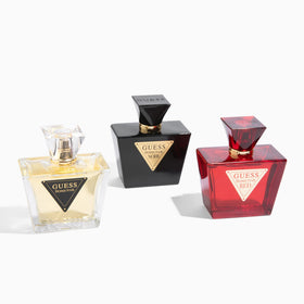 GUESS Seductive on a dressing table in evening setting for stylish, confident impression
