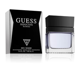 GUESS Seductive Men front bottle showing clean logo and glass design for confident presentation