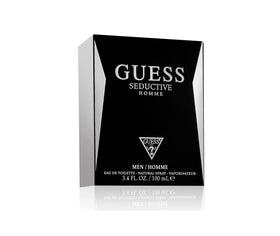 GUESS Seductive Men ingredient composition visual with mandarin, cardamom and vanilla for scent clarity