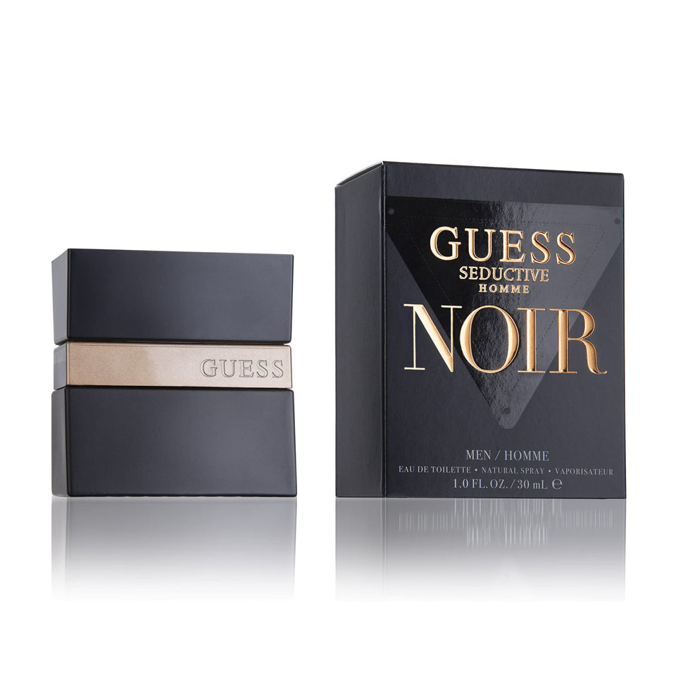 GUESS Seductive Noir front view showing bottle and label, brand allure