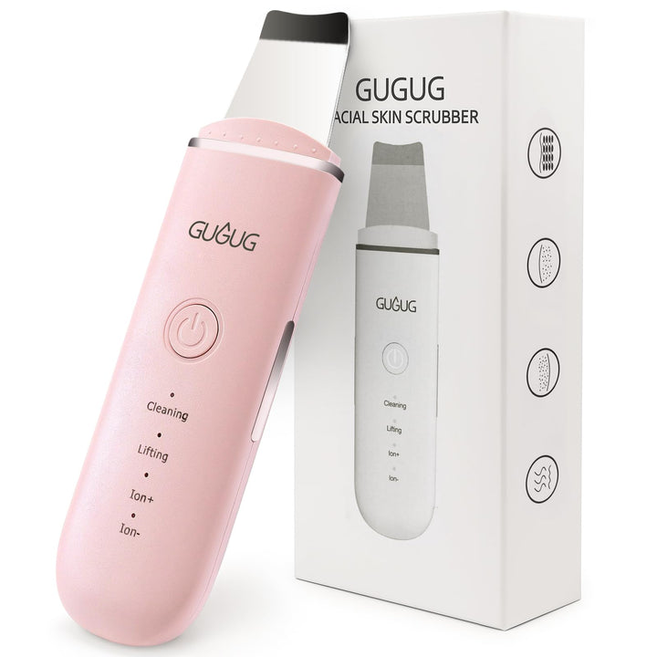 GUGUG front view pink device showing compact design and easy grip benefit