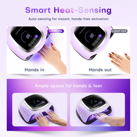 Gugusure in a home manicure scene showing professional results and easy at-home use