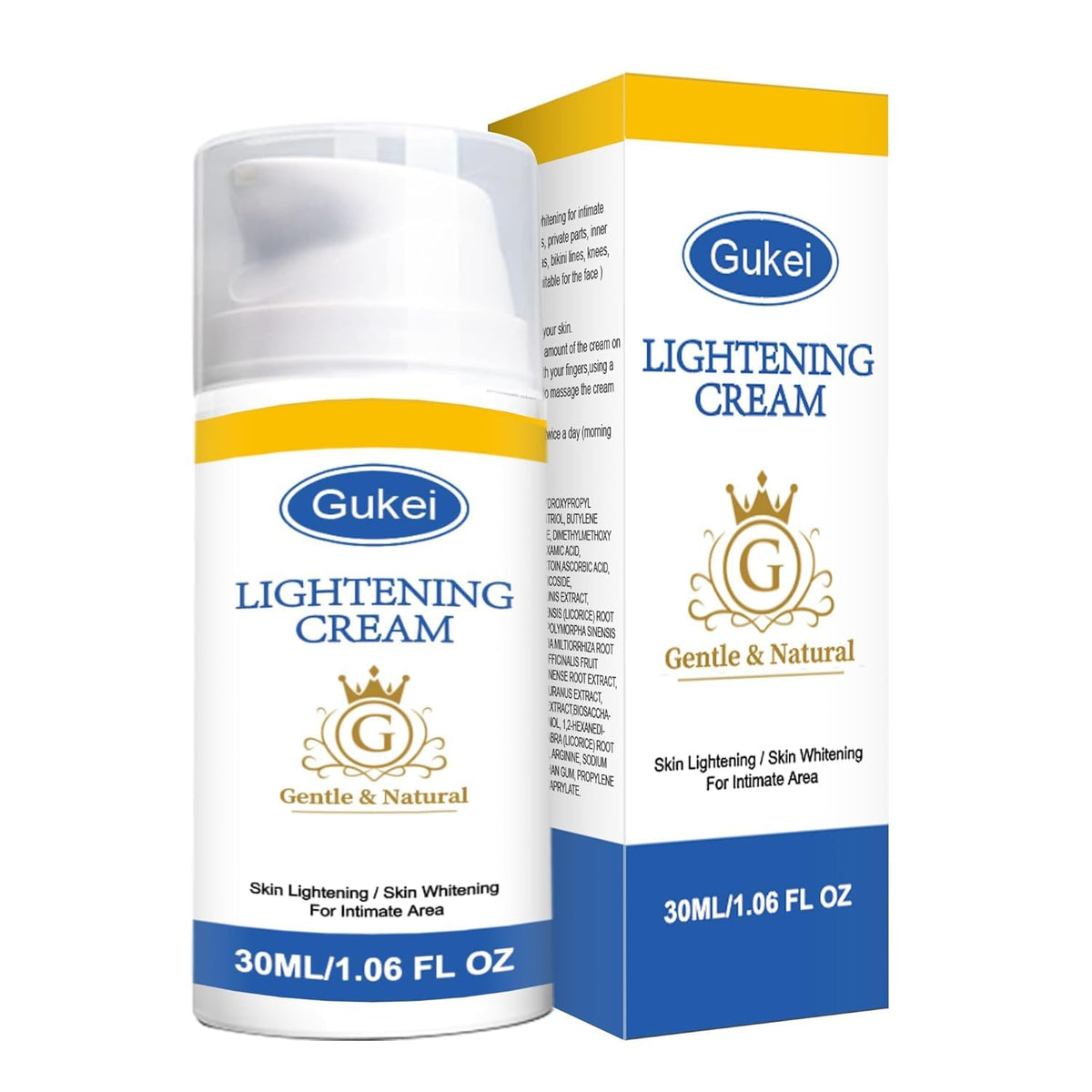 Gukei ingredient lineup showing niacinamide arbutin vitamin C benefits