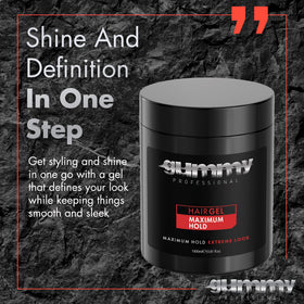 Gummy defined curls in lifestyle setting showing enhanced curl definition