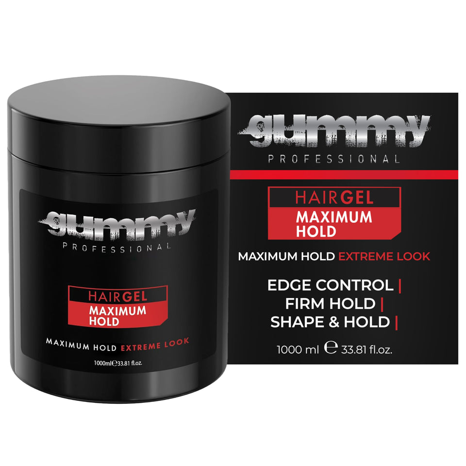 Gummy front packaging showing large 1000ml container and branding for value