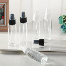 Gungtien clear bottle filled with skincare water, easy content visibility benefit