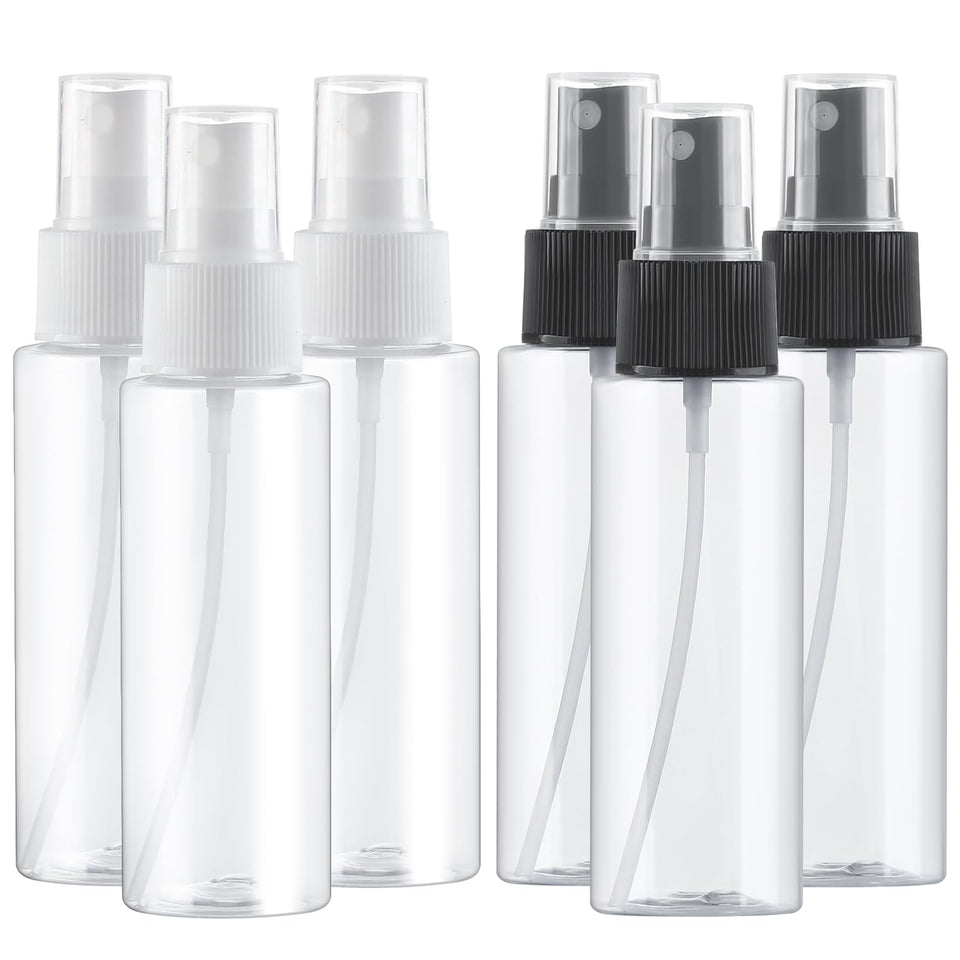 Gungtien six-pack front view showing clear bottles and caps for organized travel