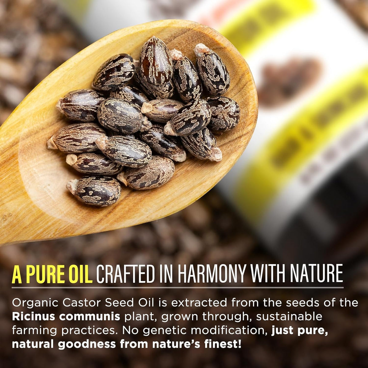 Scalp massage with GuruNanda castor oil illustrating nourishing hair routine