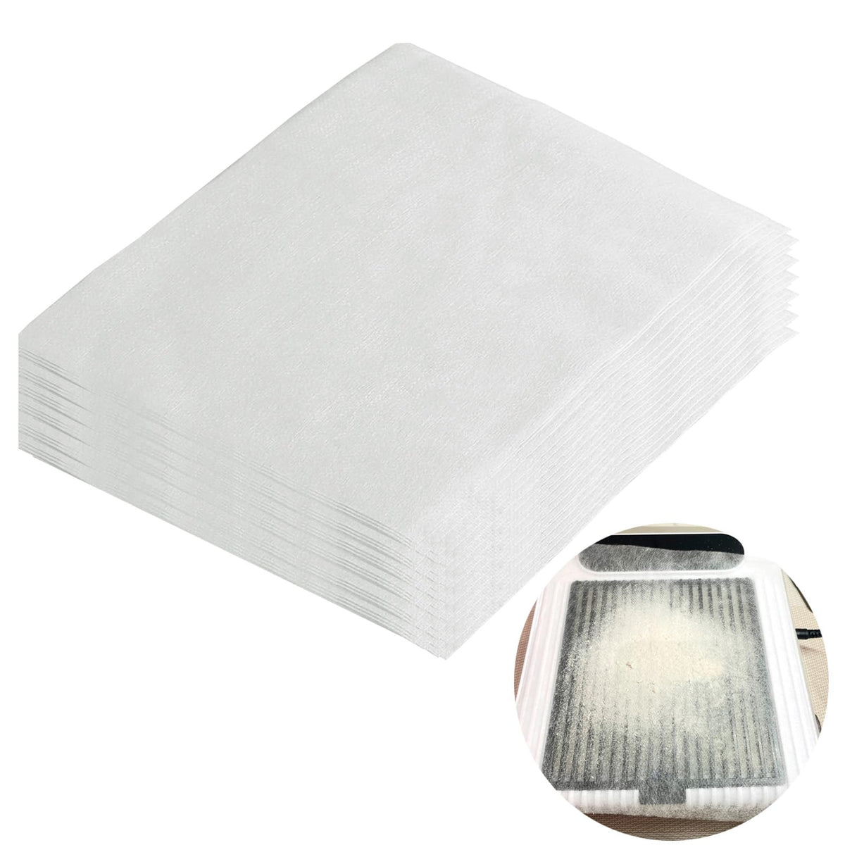 GUXACU front packaging of 200 sheets showing bulk supply and quick replacement benefit