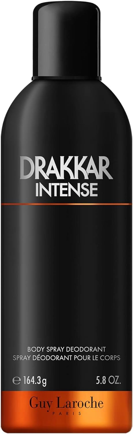 Guy Laroche Drakkar Intense front packaging showing bottle and branding for confident scent