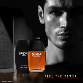 Guy Laroche being sprayed on wrist demonstrating strong projection and long wear
