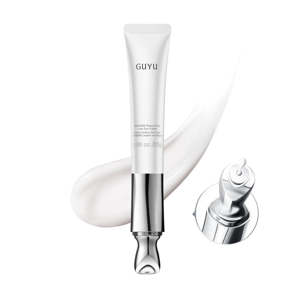 GUYU front packaging showing the vibrating eye cream and device benefits
