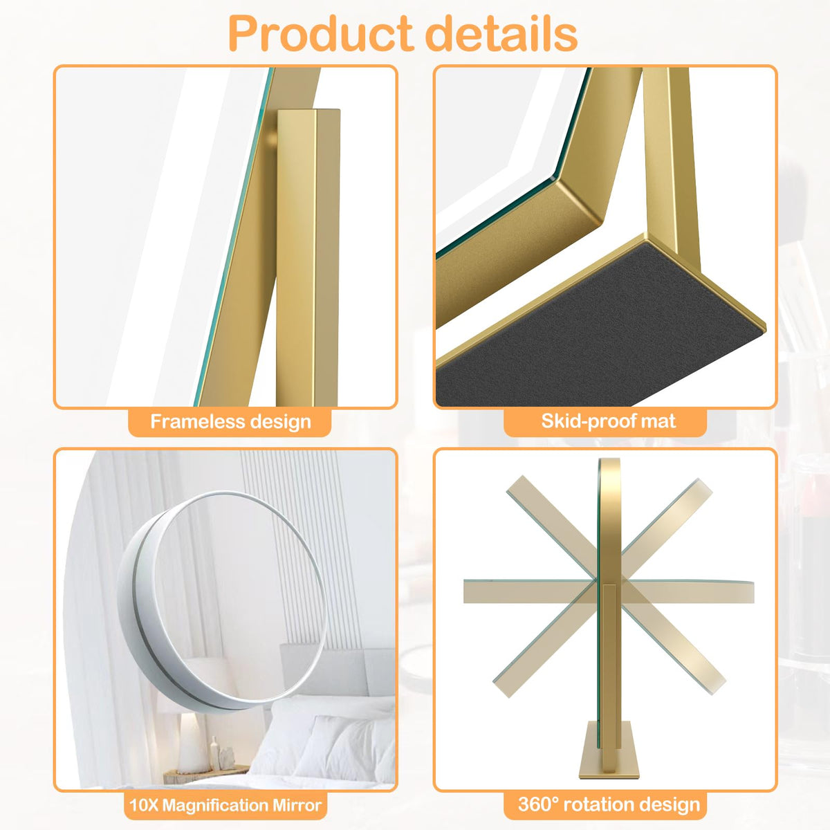 Gvnkvn detachable 10X magnifier highlighting precision grooming benefit