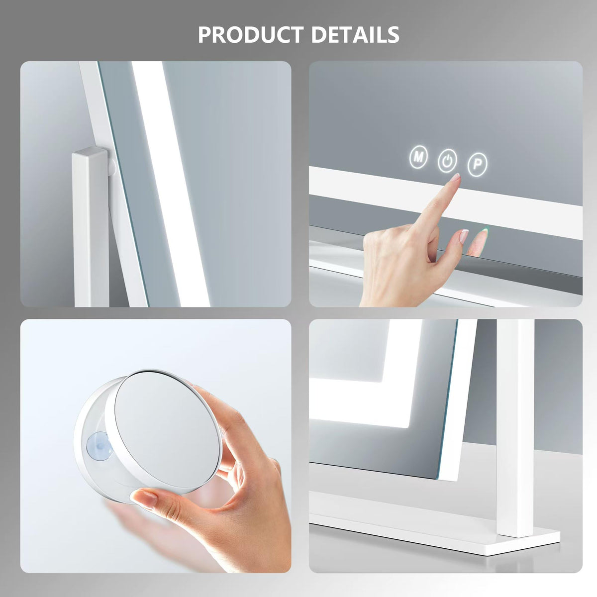 Gvnkvn aluminum alloy frame and copper-free silver-plated glass detail for durability