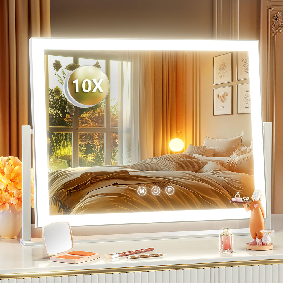 Gvnkvn front view vanity mirror bright even lighting benefit