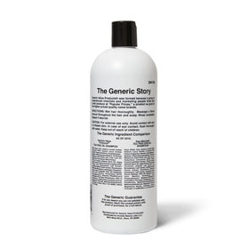 Generic Value Products back label with ingredients and directions visible