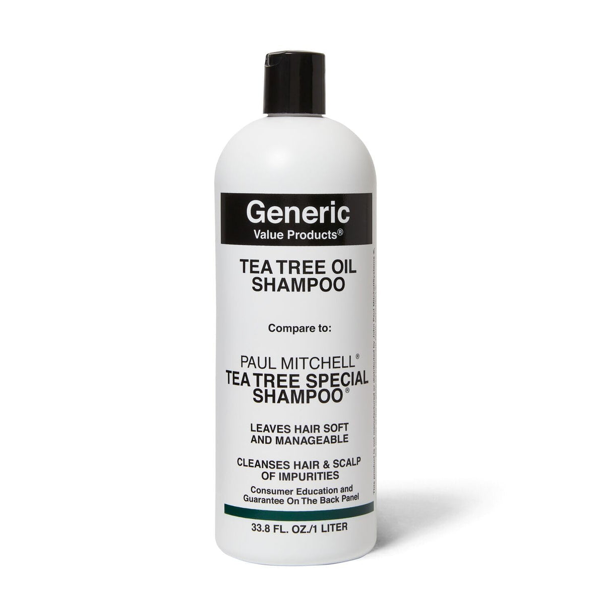 Generic Value Products front bottle view showing label and volume benefits