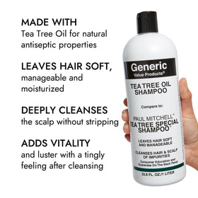 Generic Value Products hair after use showing soft, shiny manageable finish