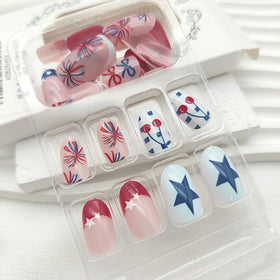 GXOIPNS layout of 24 nails, 24 jelly stickers, file and wooden stick for fit options