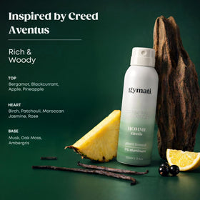 Gymati spray in use underarm demonstrating all-day freshness benefit