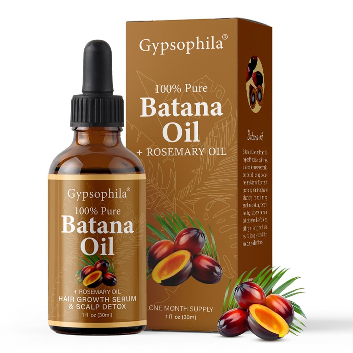 Gypsophila bottle front packaging showing clean label and benefits