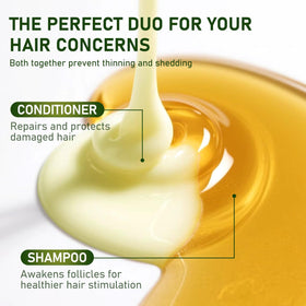 Gypsophila applied in shower to wet hair demonstrating nourishing application and easy rinse