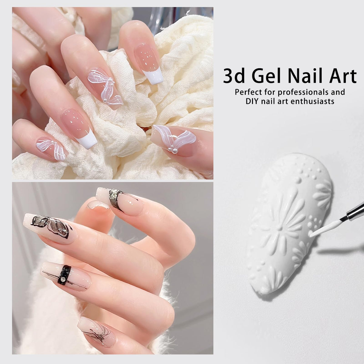 Gyraolvant black gel close-up texture for bold 3D shapes