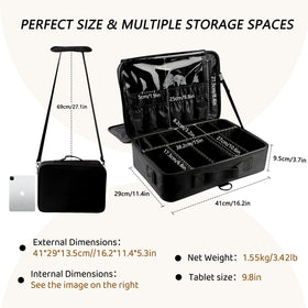gzcz interior open with adjustable dividers demonstrating organized storage