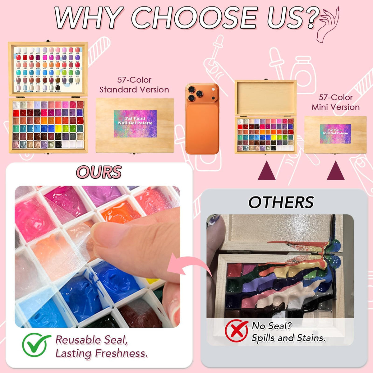 GZIXBDA ombre sponge and tools arranged to speed gradient nail application
