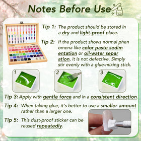 GZIXBDA wooden box with sealed mini pots preserving freshness for storage