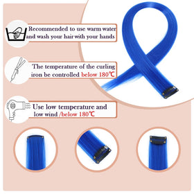 GZVIS crystal blue fiber texture close-up highlighting heat-resistant synthetic strands