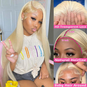 GZX close-up of HD transparent lace blending with skin for realistic parting
