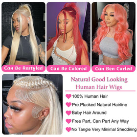 GZX side profile of full-length straight hair showcasing smooth fall