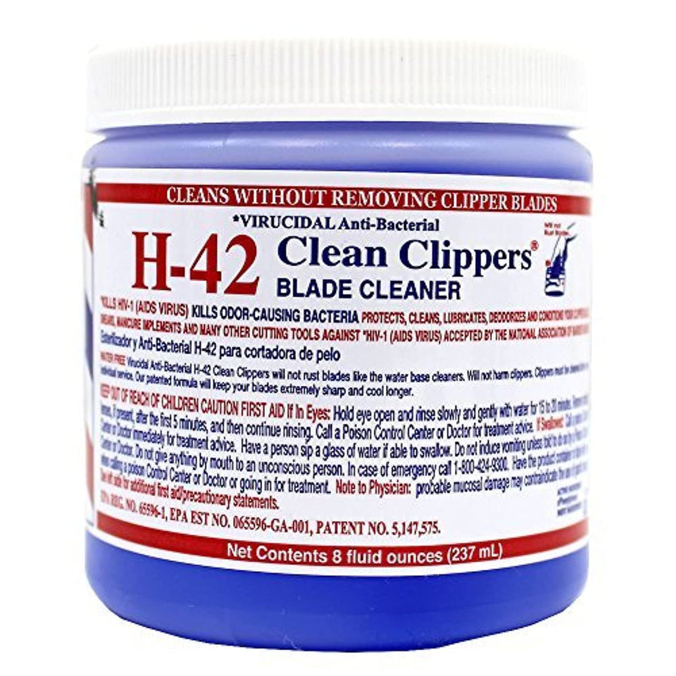 H-42 front bottle label showing product name and size for quick identification