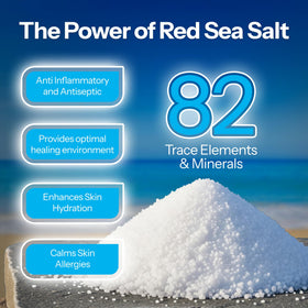 H2Ocean solution close-up highlighting sea salt texture and mineral balance benefit
