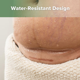 haakaa strip in shower showing water-resistant adhesion for uninterrupted wear