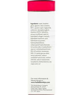 Hada Labo Tokyo bottle on bathroom vanity conveying daily skincare routine simplicity