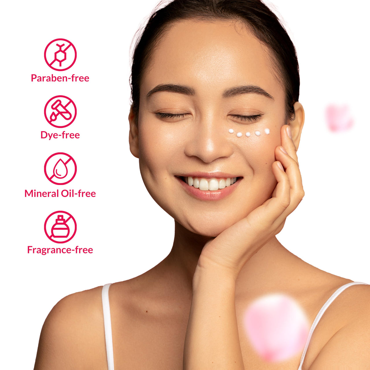 Hada Labo Tokyo under-eye application under makeup for smoothing effect
