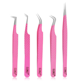 HADIZ tweezers on salon station showing ergonomic design and professional readiness