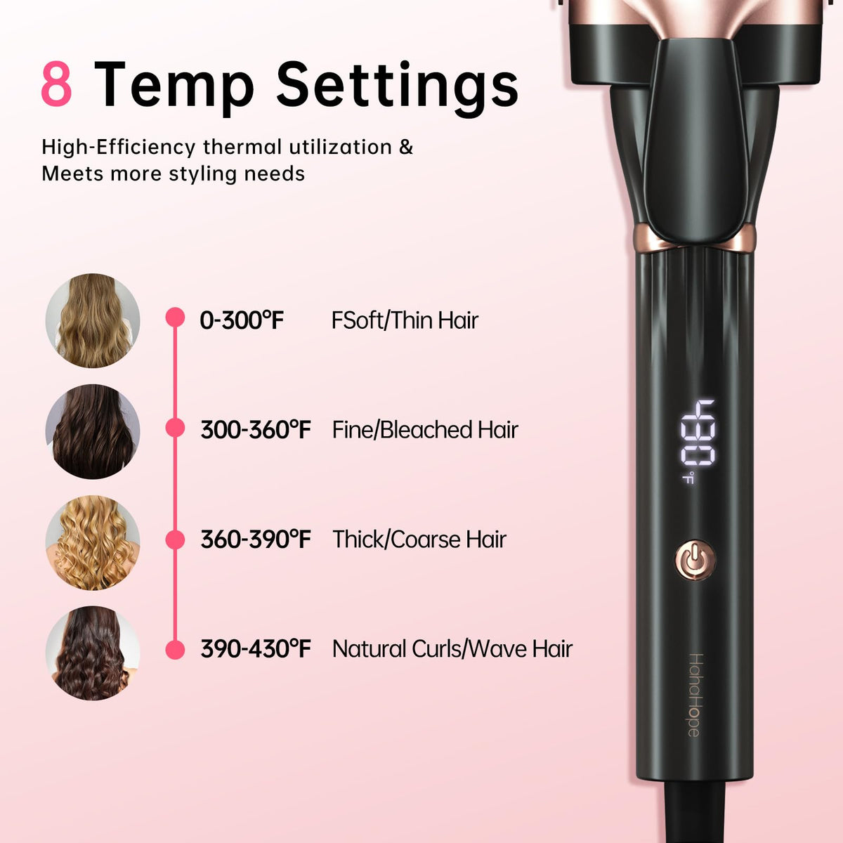 hahahope heat-resistant glove and anti-scald tip for safer styling