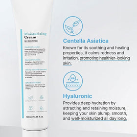Haigou cream spread on hand showing moisturizing effect