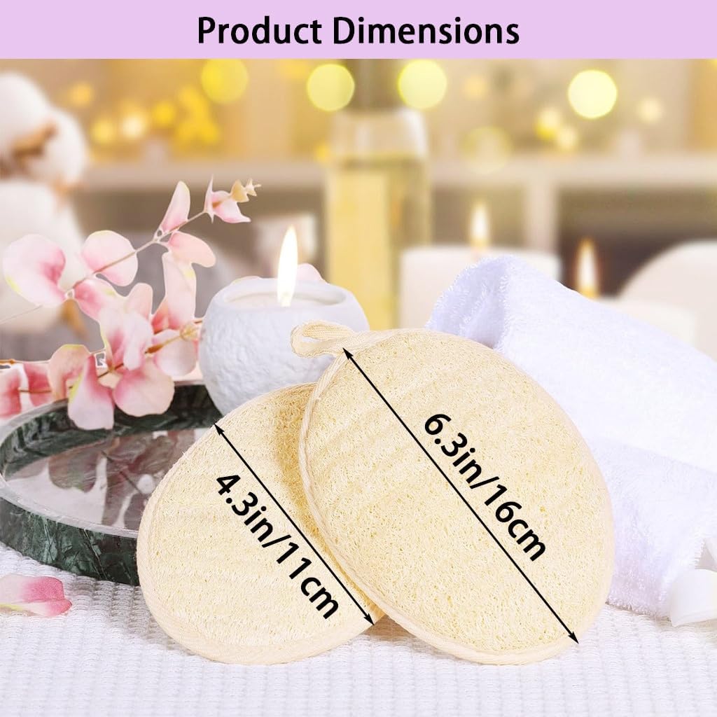 haikuluo close-up of natural loofah fibers demonstrating exfoliating texture and effective cleansing