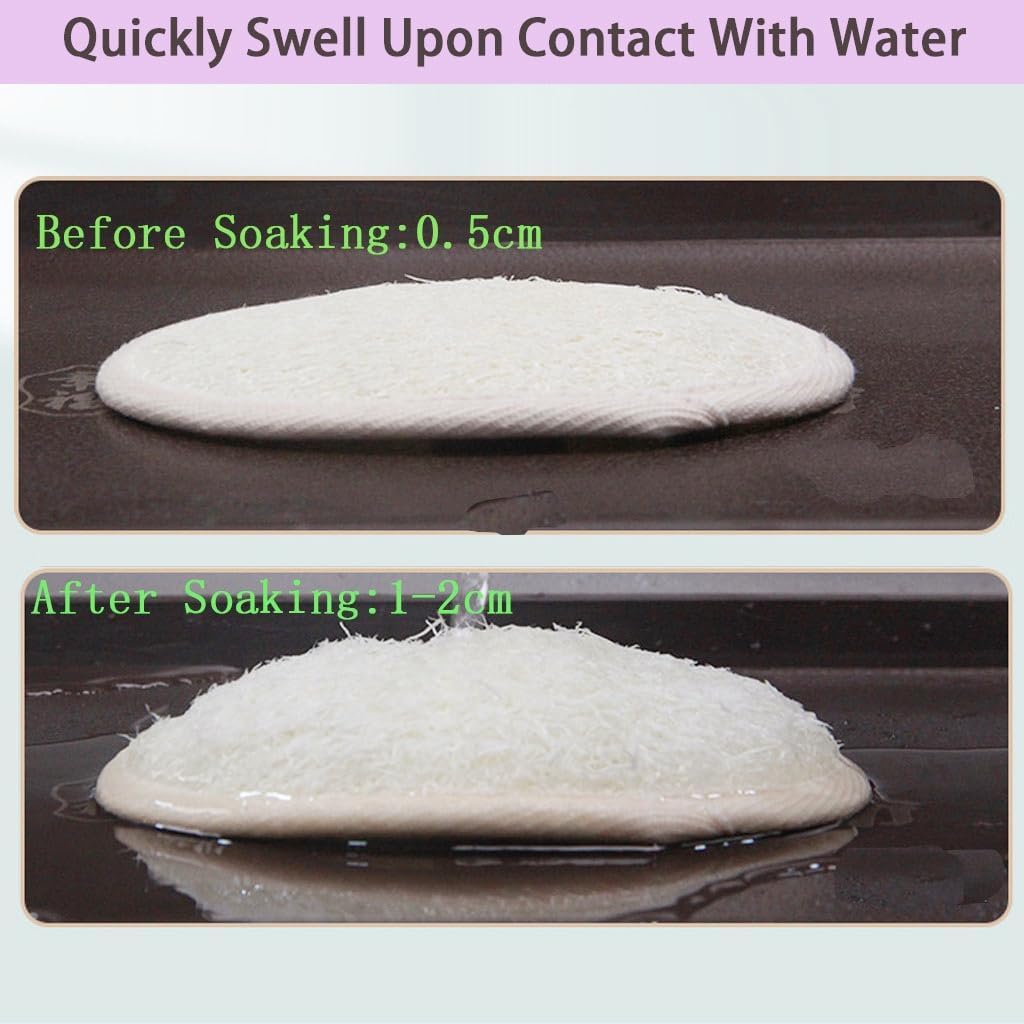 haikuluo sponge held in hand for size comparison showing compact, easy-to-grip design