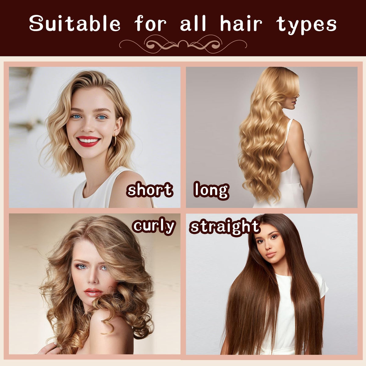 HAIOLORPRO finished loose curls on model highlighting natural-looking heatless styling result