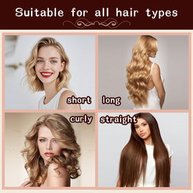 HAIOLORPRO finished loose curls on model highlighting natural-looking heatless styling result