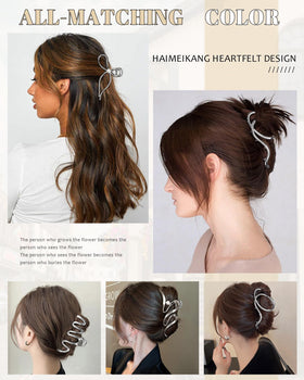 haimeikang close-up of clip teeth showing precision grip for thicker hair