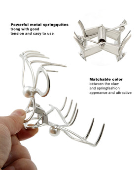 haimeikang clip securing half-up hairstyle offering polished everyday style