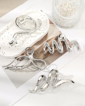 haimeikang clip worn at dinner party adding subtle metallic accessory
